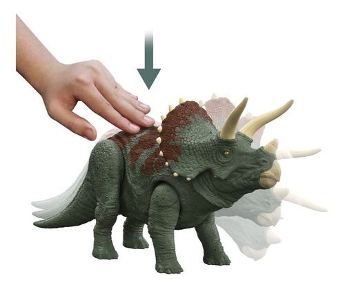 Dinosaurio Jurassic World Sonido Muñeco Niño Mattel Original