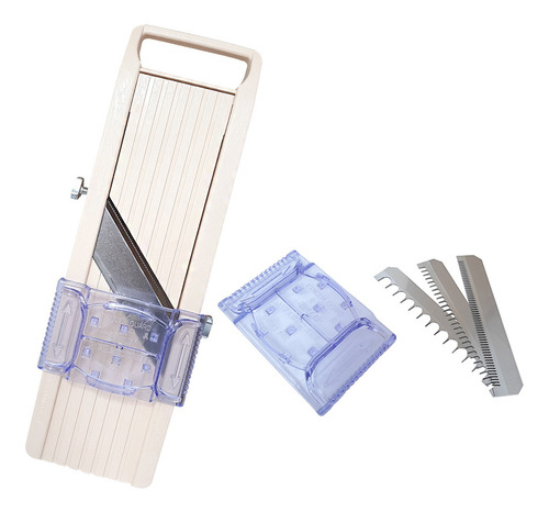Kit 3 Fatiador Mandolin Marfim Cortador De Legumes Atacado