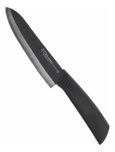 Cuchillo 3 Claveles Cerámica Santoku 15cms1427 Mgo Soft