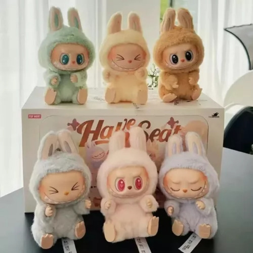 Labubu Tasty Macaron Plush Keychain Monsters Macaron
