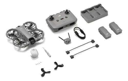 Drone Dji Neo 2 Fly More Combo (rc-n3) 3 Baterias Cinza