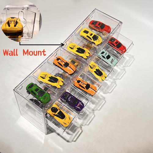 Inout Hot Wheels Display Wall Display Case Compatible Con De