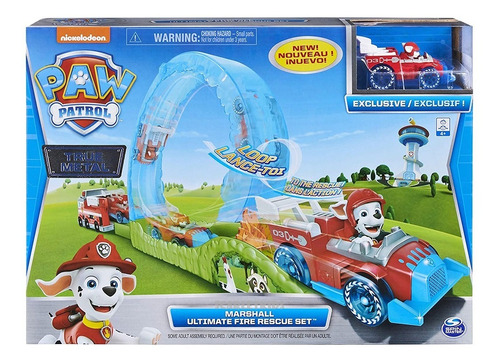 Pista Paw Patrol Marshall Ultimate Fire Rescue Scarlet Kids