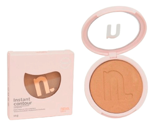 Contorno Compacto Instant Contour Nina Make Up Sun Vegano