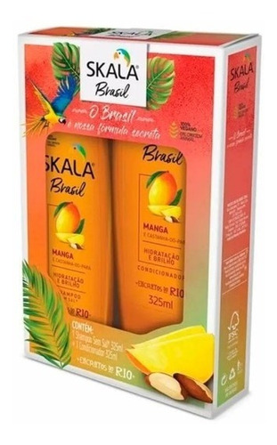 Kit Shampoo Y Acondicionador Skala Hidratación Mango Vegano