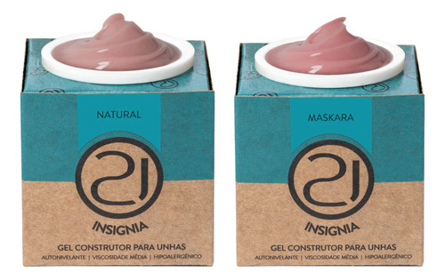 Gel Construtor Nails 21 Insignia Ecoline 56g 2un Insignia Cor Maskara + Natural