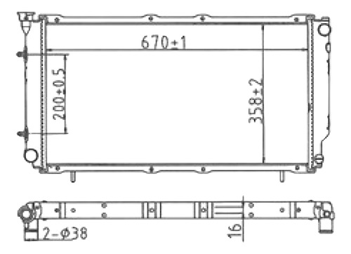 Radiador (aut) Subaru Legacy 92-93