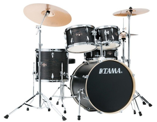 Bateria Tama Imperialstar Bumbo 20 Black Oak Wrap + Nf