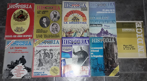 Lote De 17 Revistas Todo Es Historia