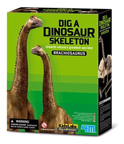 Excava Esqueleto De Dinosaurio Braquiosaurio 4m