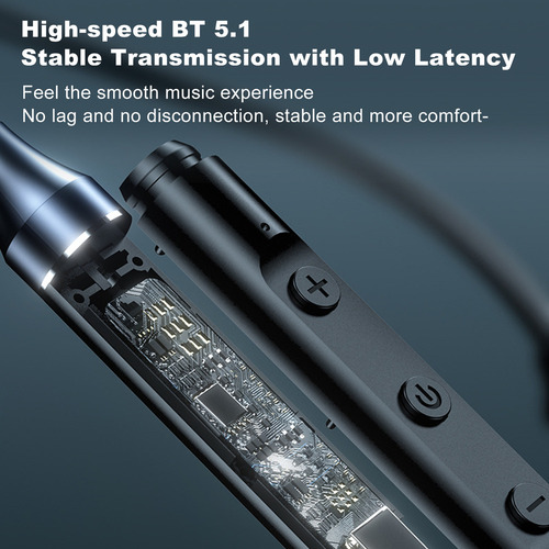 Auriculares Inalámbricos Bt5.1 Con Banda Para El Cuello Con