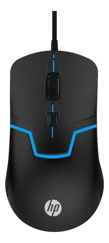 Hp Mouse Gamer M100 4 Botones 1000 Y 1600 Dpi Luz Rgb