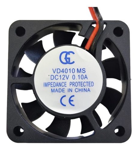10 Micro Ventilador 40x40x10 Fan Cooler 12v Dc Mini 40mm 4cm