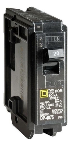 Schneider Electric Miniatura Disyuntor 120-volt 15-amp Hom11