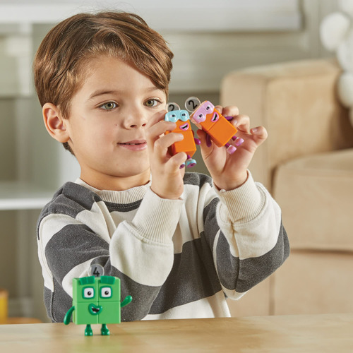 Conjunto De Bonecos De Ação Hand2mind Numberblock Four W/ Te