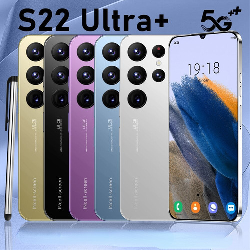 Smartphone S22 Ultra+ De 6.8 Pulgadas Con Android 8.1