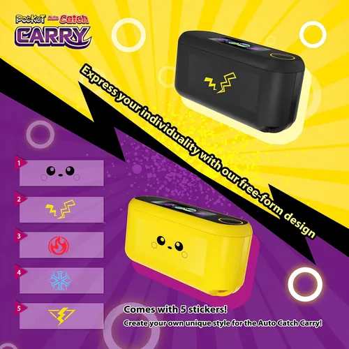 Cuenta Doble Pocket Auto Catch Carry Brook Pika Yellow