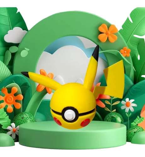 Pokeball Estilo Pikachu! Pokemon Style 3d