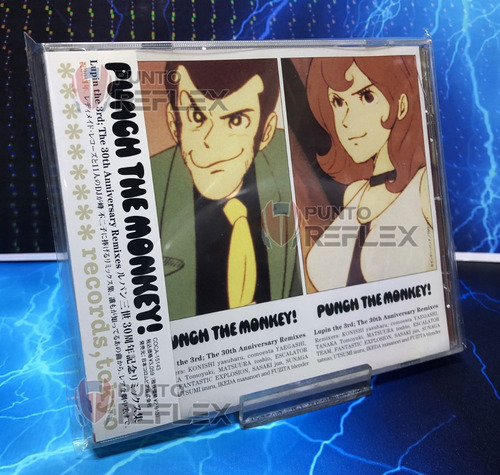 Punch The Monkey! Lupin The 3rd; 30th Anniversary Remixes Cd