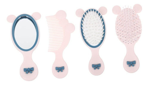 1 Set Baby Comb Set Little Girl Mirror Comb Kids Hair Brush