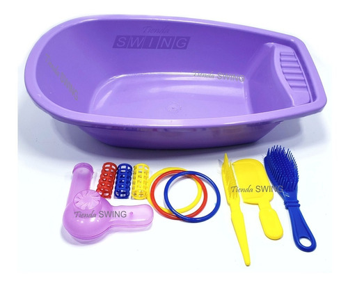 Bañera De Juguete Con Accesorios Marca Dibu Toys