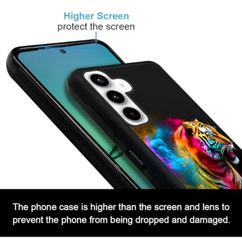 Funda Para Galaxy A35 5g Colorojo Smoke Tiger 6.6 PuLG Plast