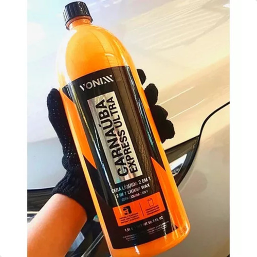 Cera automotriz Carnaúba Express Ultra de 1,5 litros 2 en 1 Vonixx