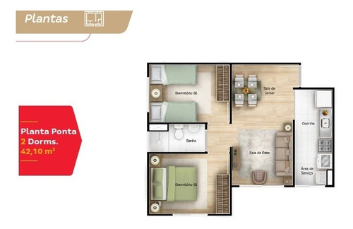 Imbatível Apto 2 Dorms Com Vaga - Lançamento Mcmv Zoológico