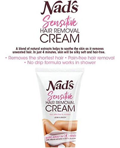 Nads 4903en06 Crema Depilatoria Sensible 51 Onzas