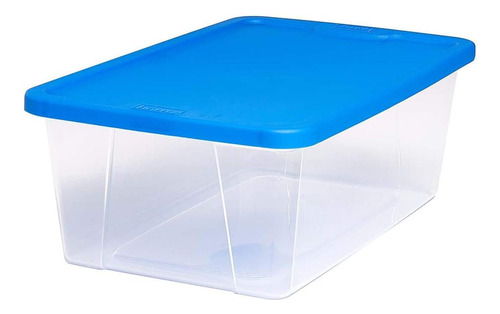 Caja De Plástico Almacenamiento De Zapatos Tapa, 6 Cua...