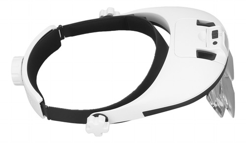 Lupa Con Diadema Y Lupa, Lentes De Aumento Recargables Led