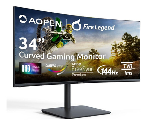 Aopen 34hc5cur Pbmiiphx 34 1500r Monitor De Juegos Va Curvo 