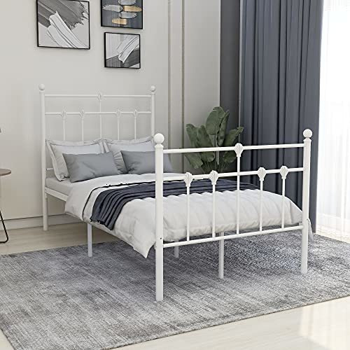 Somier De Cama De Metal Para Cama Individual, Matrimonial O