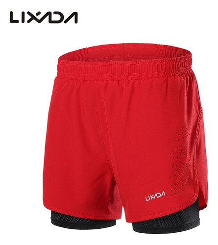 Wpd Pantalones Cortos Deportivos 2 En 1 Para Correr Y
