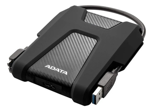 Disco Duro Adata Externo Hd680 Anti Golpes-agua-polvo 2 Tb Color Negro
