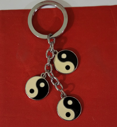 Llaveros Ying Yang, Mano De Fatima, Mantra  Pack De 2  