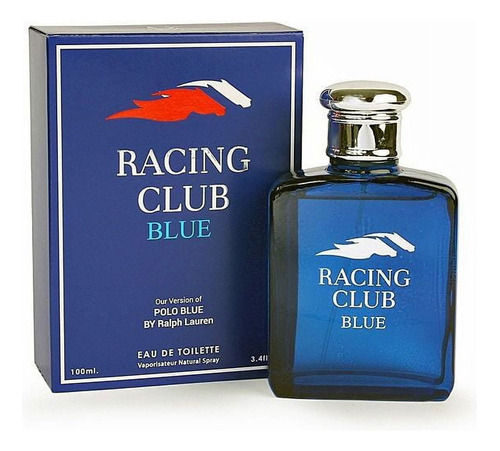 Edt 3.4 Onzas Racing Club Blue Por Mirage Brand Fragrances