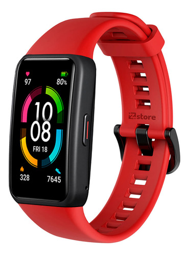 Correa Compatible Con Huawei Band 6 Colores Rojo