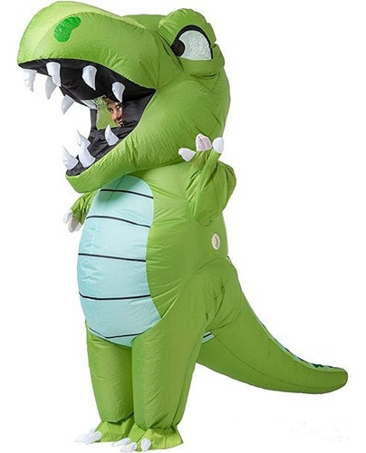 Disfraz De Fiesta Inflable De Dinosaurio Para Adultos