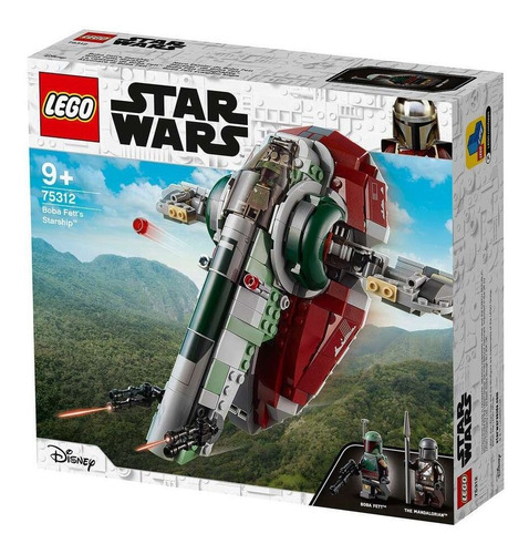 Lego Star Wars - Boba Fett's Starship - 593 Pcs - Cod 75312
