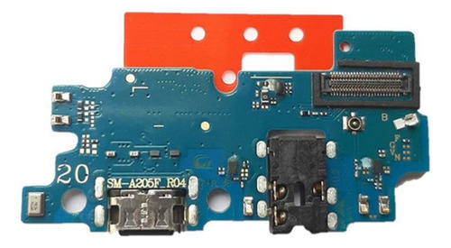 Placa Conector De Carga Compatível Galaxy A20 Sm A205 A205f