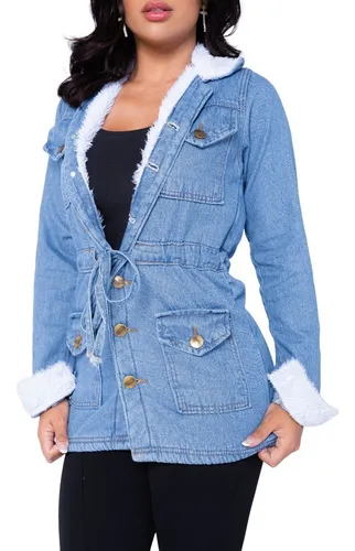 Blusa De Frio Feminino Casaco Parka Sobretudo Inverno 0835