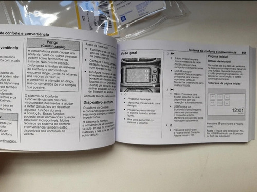 Manual Do Proprietário Do Gm Onix 2018/2019 Original
