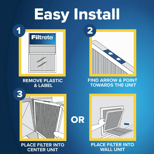 Filtro De Aire Filtrete Clean Living Basic Dust Mpr 300 14x2