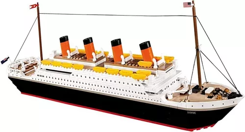Menagerry Adiccion Misterioso Cobi R.m.s. Titanic Juguete Construir Barco Cubos Armar Niño