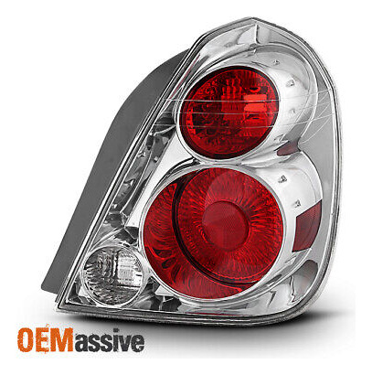 Fit 2005-2006 Altima Passenger Side Chrome Tail Light Br Oai