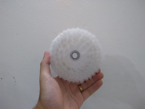 Escova Para Estofados 120mm Uso Em Politriz Super Macia