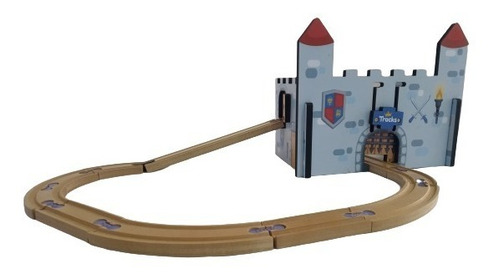 Imagen 7 de 10 de Castillo Medieval Montessori Tracks Compatible Trancity Hape
