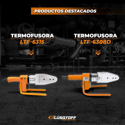 Imagen 6 de 7 de Termofusora Lusqtoff 1500w Fusionadora Profesional Maletín