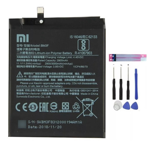 Bateria Xiaomi Mi8 Pro / Mi 8 Explorer Bm3f Original